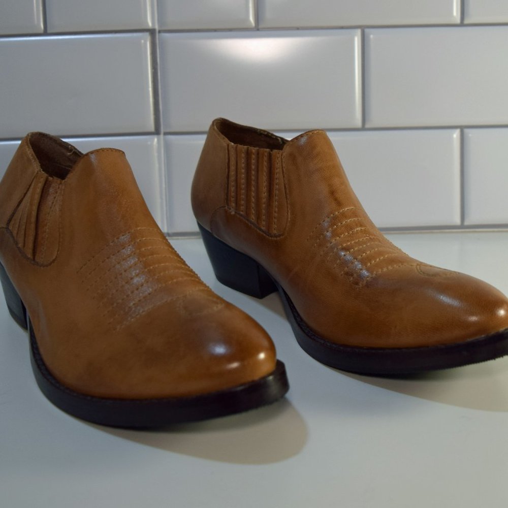 Sketcher Ankle Boots Western Leather 7.5